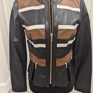 INC Vegan Leather Jacket XS